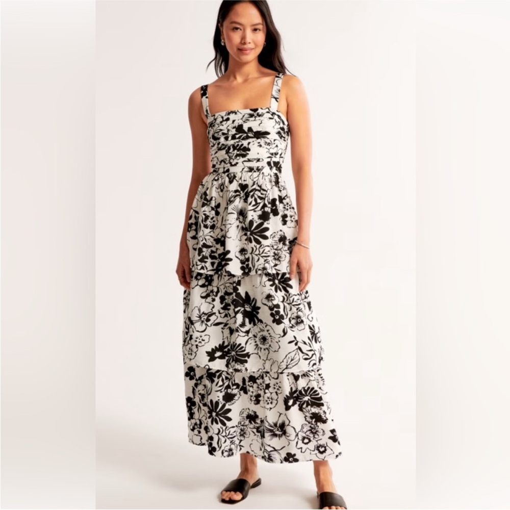 NWT Abercrombie Emerson Tiered Dress